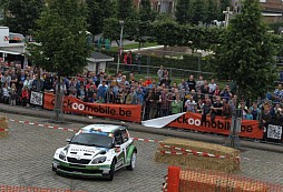 Superb display in the rain: Belgian ŠKODA driver Loix dominates on home soil 