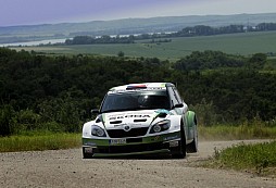 Kopecký completes a hat-trick of Hustopeče Rally victories 