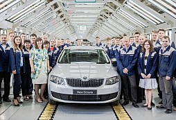 Production of the new ŠKODA Octavia begins in Nizhny Novgorod, Russia