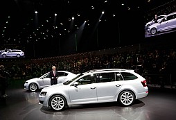 World premiere of the ŠKODA Octavia Combi at the International Motor Show in Geneva