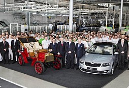 15 million ŠKODA vehicles produced since 1905