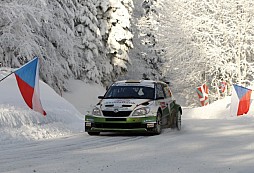 Sepp Wiegand in a ŠKODA Fabia wins the WRC-2 class at the Monte Carlo Rally