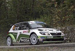 Cautious Lappi ends the first day of the Rallye Sanremo in sixth place for ŠKODA