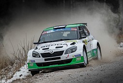 ŠKODA in the lead at the Rally Latvia with Lappi/Ferm