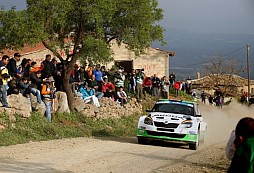 Acropolis Rally: ŠKODA works driver Lappi in fourth