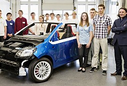 ŠKODA apprentices build their dream car: Sporty Convertible ŠKODA CitiJet