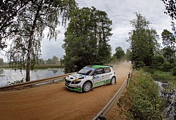 Rally Estonia: ŠKODA drivers extend their lead in the European Rally Championship