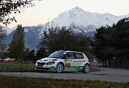 “Rallye International du Valais”: One-two lead for ŠKODA at the end of the first day