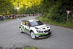 ŠKODA Motorsport celebrates victory at Bohemia Rally